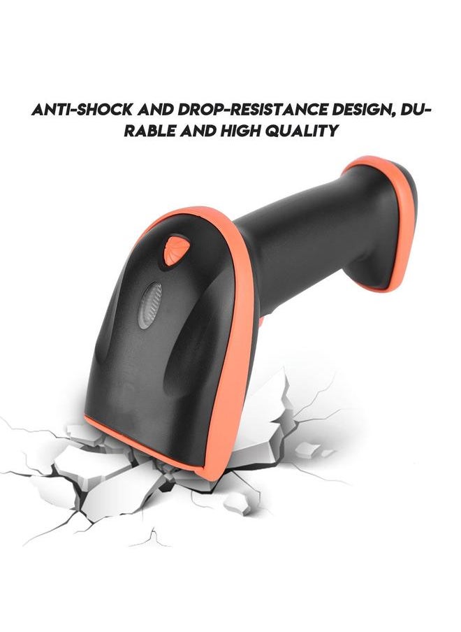 Thoraya 2.4GHz High Speed Wireless Handheld Infrared USB Barcode Scanner Bar Code Reader  - Image 2