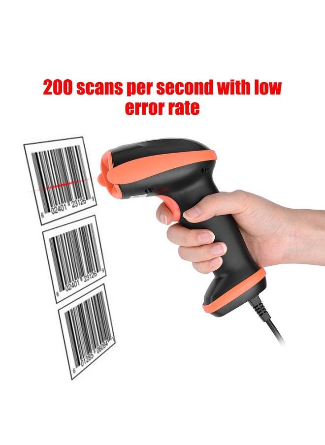 Thoraya 2.4GHz High Speed Wireless Handheld Infrared USB Barcode Scanner Bar Code Reader  - Image 5