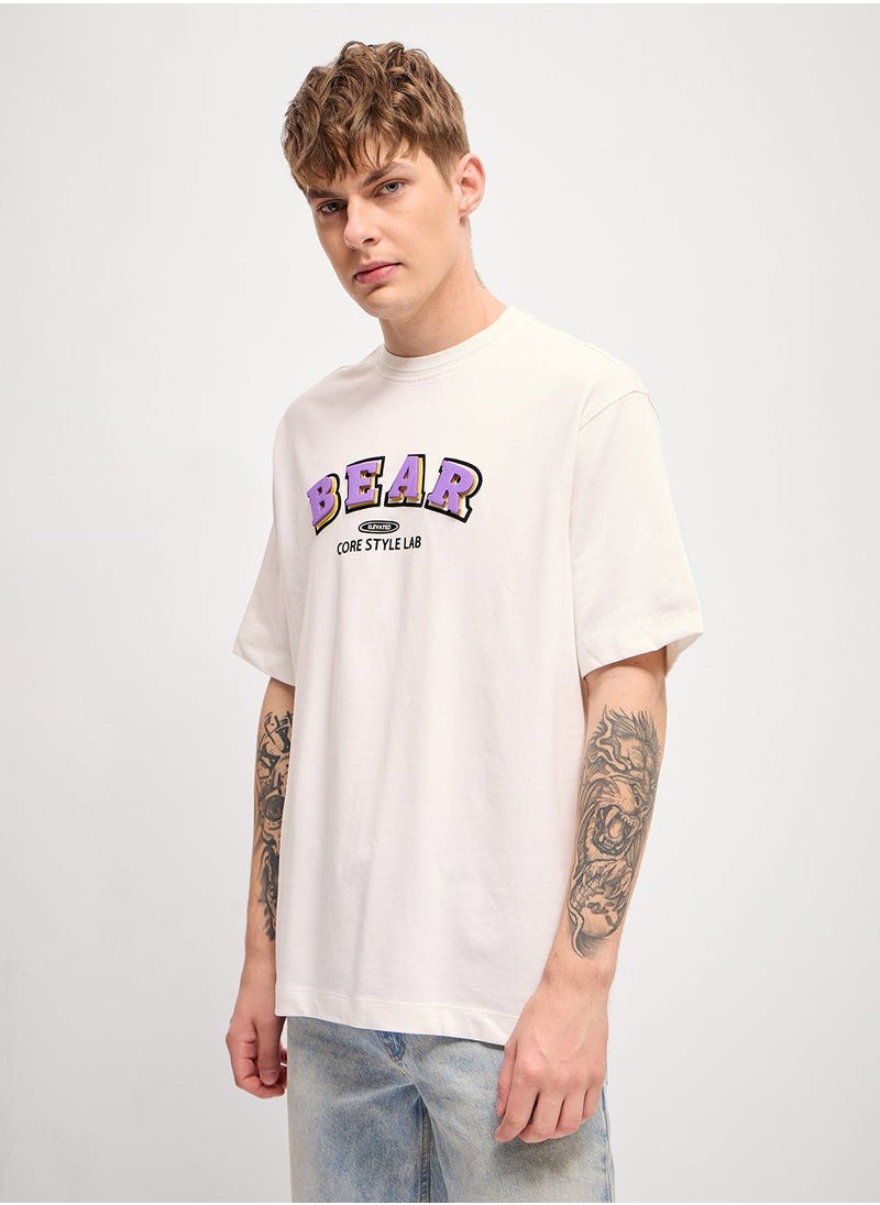 THE BEAR HOUSE Men’s Cotton T-Shirt – Soft, Breathable & Comfortable, Perfect for Casual Wear, Ideal for Everyday & Summer Wear  - Image 1