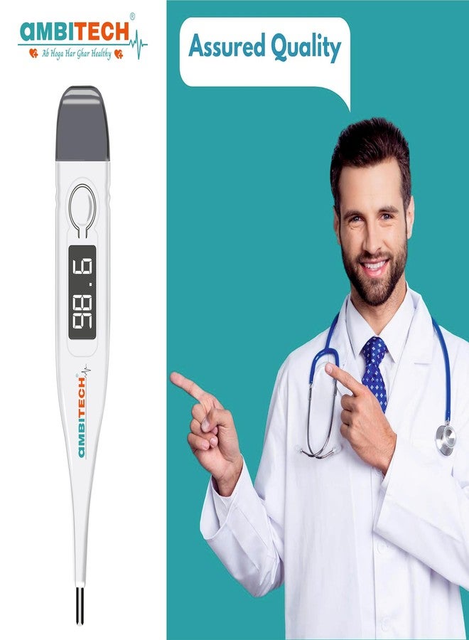 AmbiTech PHX-01 Digital Thermometer with One Touch Operation For Child and Adult Oral or Underarm Use |Made in India|1 Year Warranty - Image 5