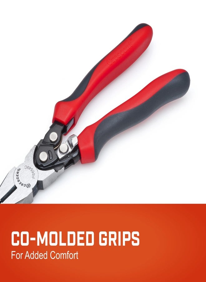 كريسنت كماشة كريسنت برو سيريز ذات الأنف الطويل والمركبة ثنائية المواد، مقاس 9 بوصات - PS6549C، لون أسود، بالحجم الكامل - Image 4