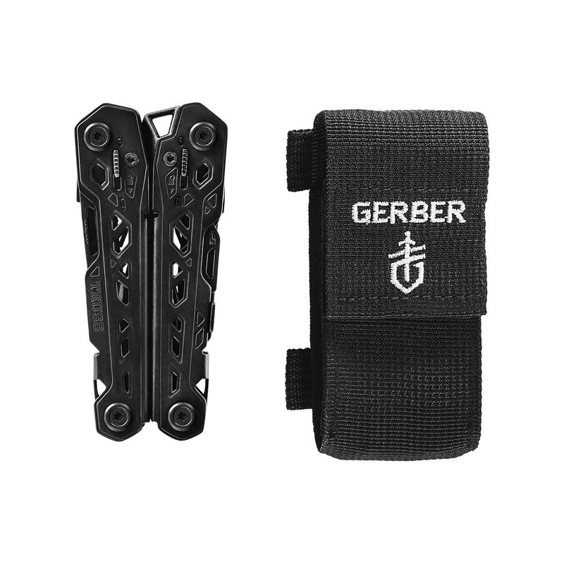 Gerber Gerber Gear Truss 17-in-1 Multitool with Pocket Knife and Needle Nose Pliers - Gifts for Men, Compact EDC Gear, Black with Standard Sheath  - Image 3