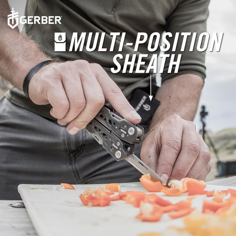 Gerber Gerber Gear Truss 17-in-1 Multitool with Pocket Knife and Needle Nose Pliers - Gifts for Men, Compact EDC Gear, Black with Standard Sheath  - Image 4