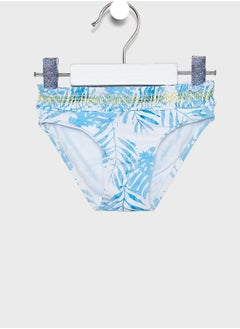 Infant Leaf Print Bikini Bottom