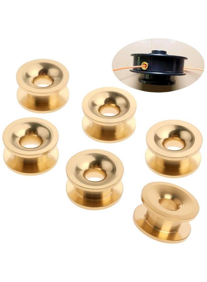 JIUDANI 6Pcs Universal Grass Trimmer Head Eyelets Sleeve Strimmer Cutter Parts Accessories Replacement Parts - Image 1