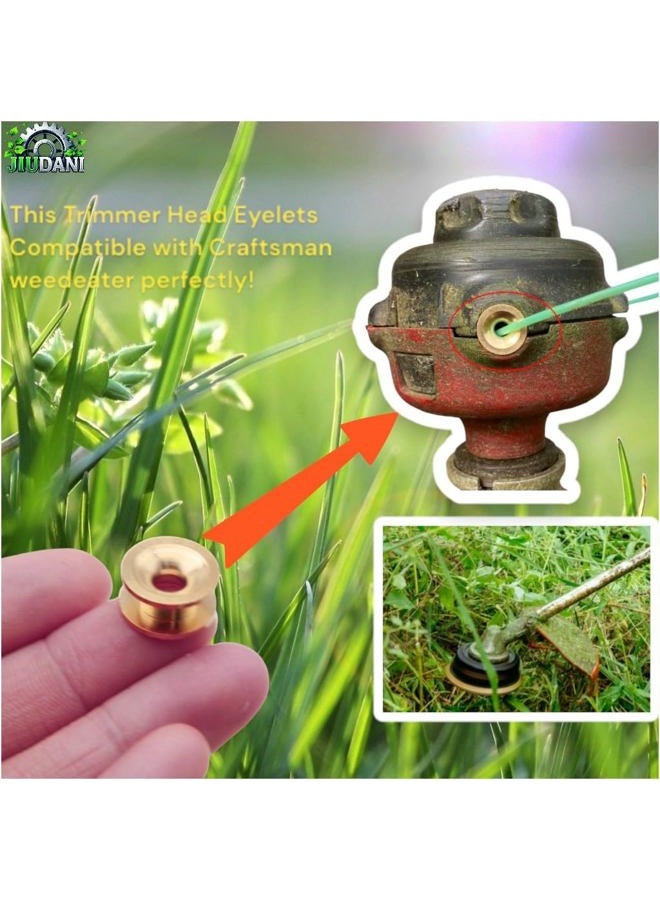 JIUDANI 6Pcs Universal Grass Trimmer Head Eyelets Sleeve Strimmer Cutter Parts Accessories Replacement Parts - Image 5