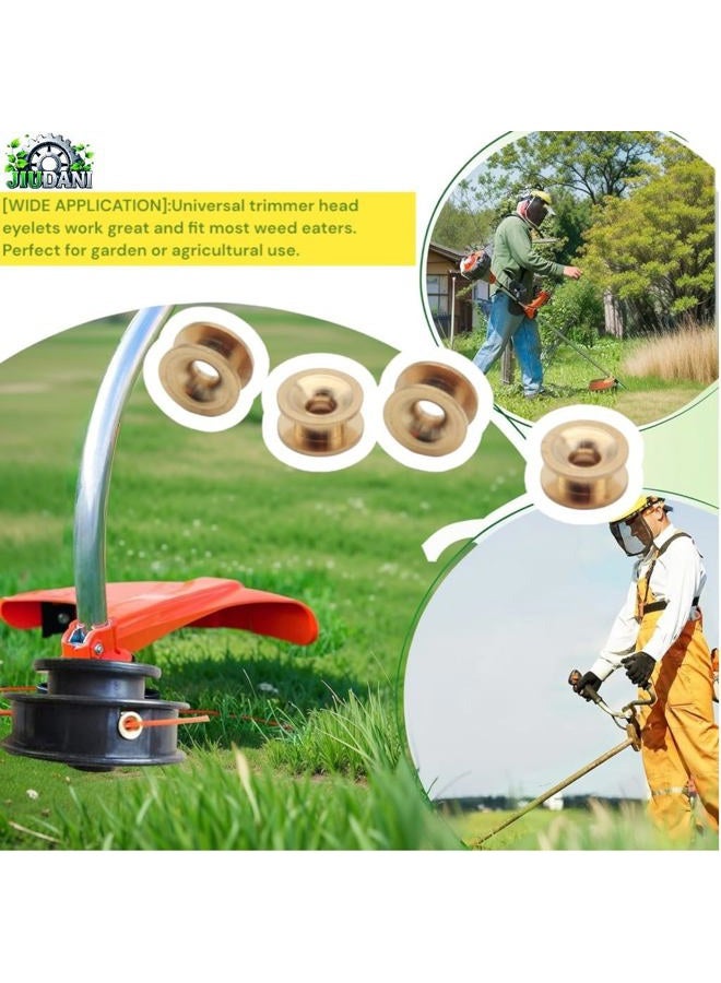 JIUDANI 6Pcs Universal Grass Trimmer Head Eyelets Sleeve Strimmer Cutter Parts Accessories Replacement Parts - Image 4