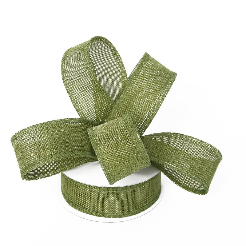 David accessories Burlap Ribbon Perfect for Wedding Home Decoration Gift Wrap Bows Made Handmade Art Crafts 1-1/2 Inch X 10 Yard Spool (Green) - Image 5