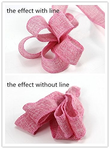 David accessories Burlap Ribbon Perfect for Wedding Home Decoration Gift Wrap Bows Made Handmade Art Crafts 1-1/2 Inch X 10 Yard Spool (Green) - Image 2