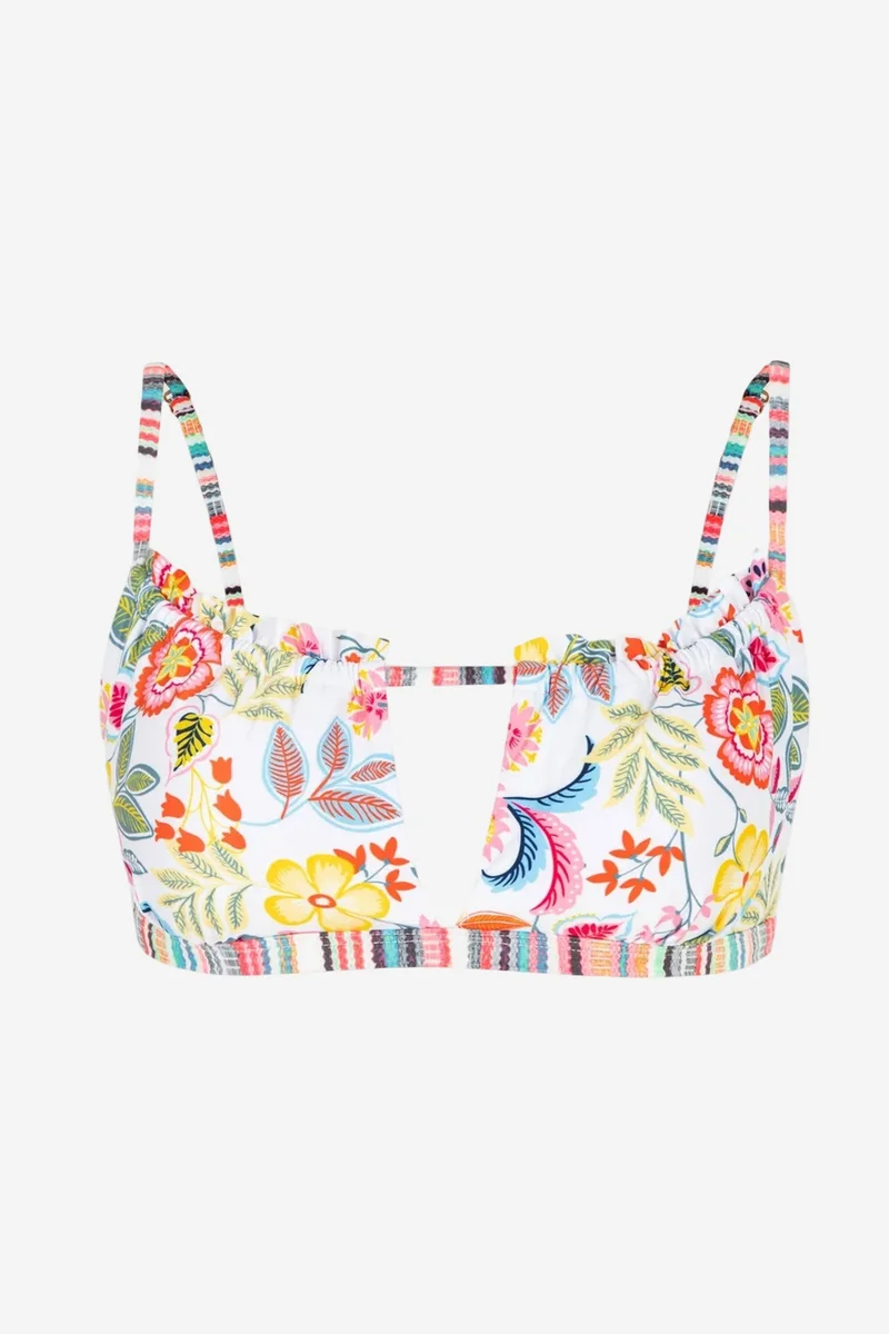 Penti PENTI Escape Floral Side-Tie Strapless Bikini Top