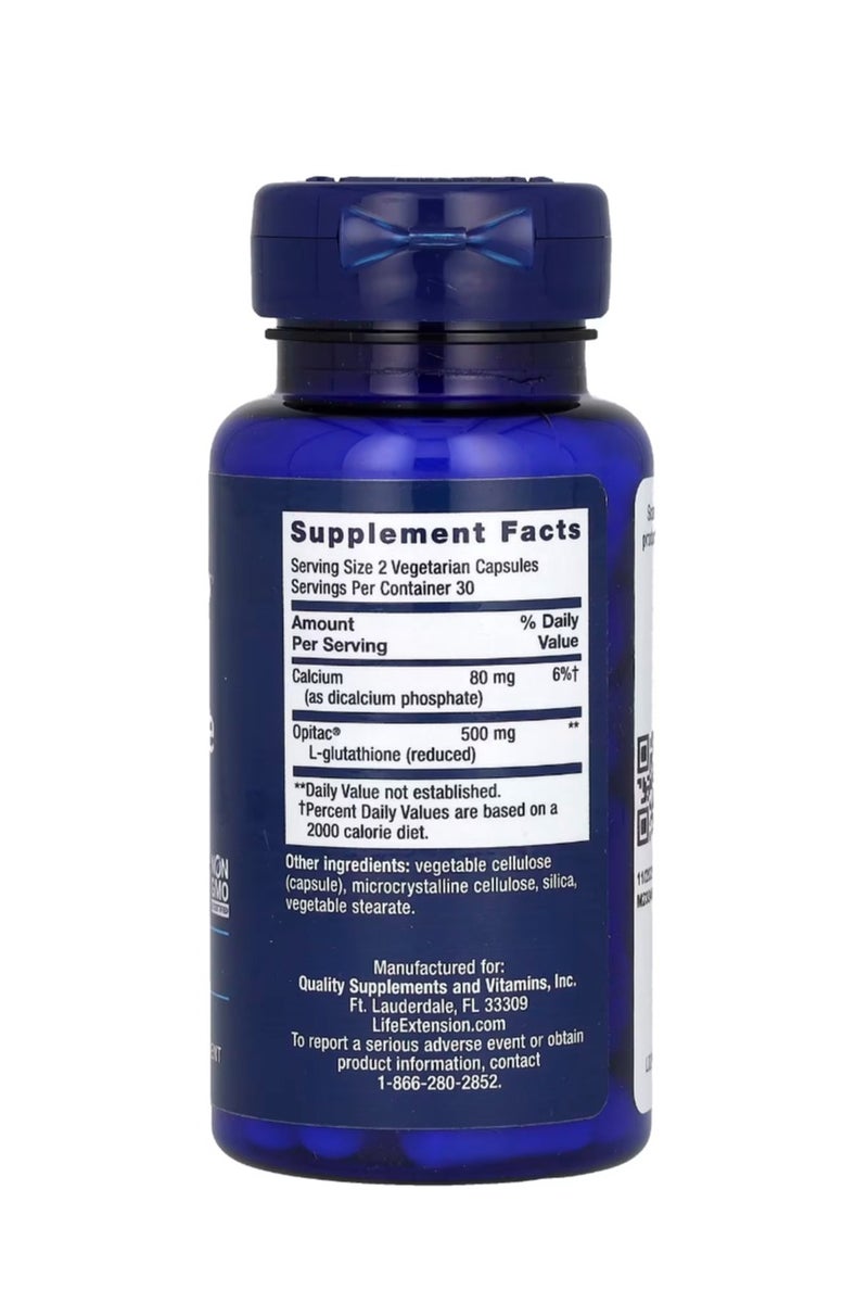 Life Extension Glutathione 60 Vegetarian Capsules - Image 2