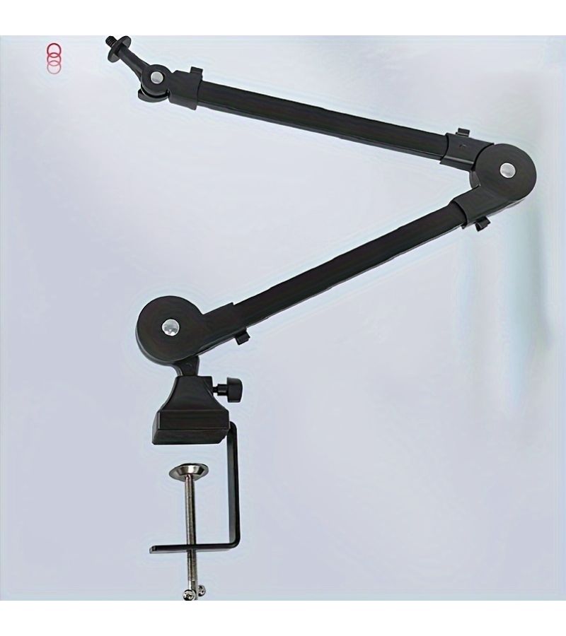Upgraded Cantilevered Microphone Stand with Cable Management for Podcasting Gaming - Image 5