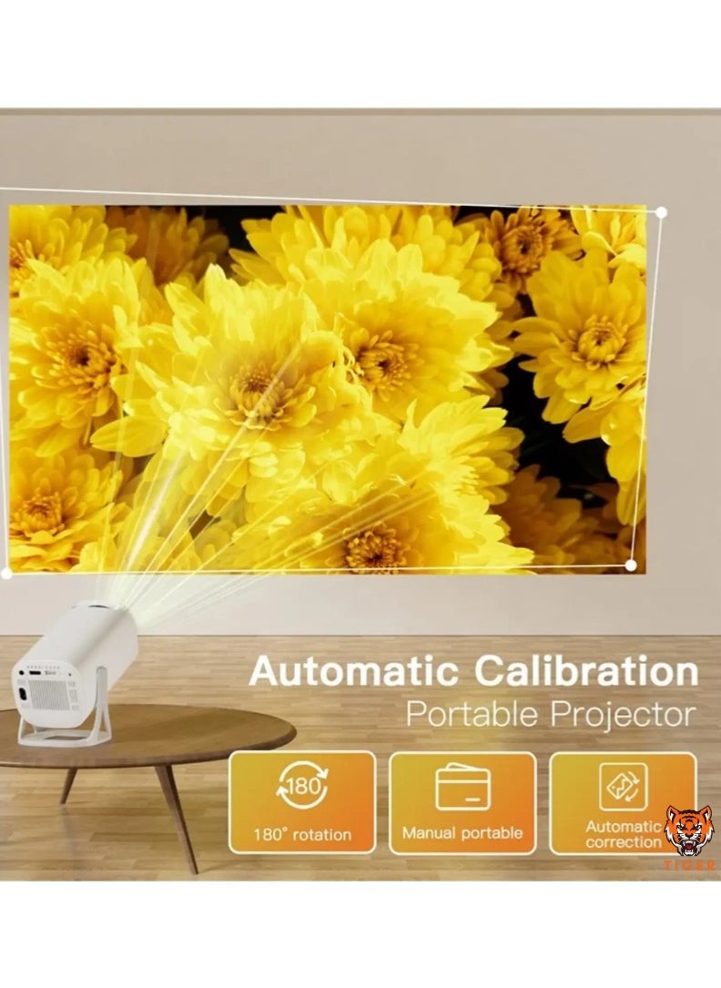 TIGER - S40 Max 2-in-1 Smart Projector and Gaming Console – 4K HD Video, Android 11, WiFi 6, Bluetooth 5.0, Home Theater Projector with US Plug - Image 1