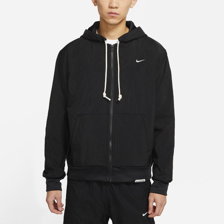 Nike Standard Issue Zip Hooded Jacket Black - Image 3