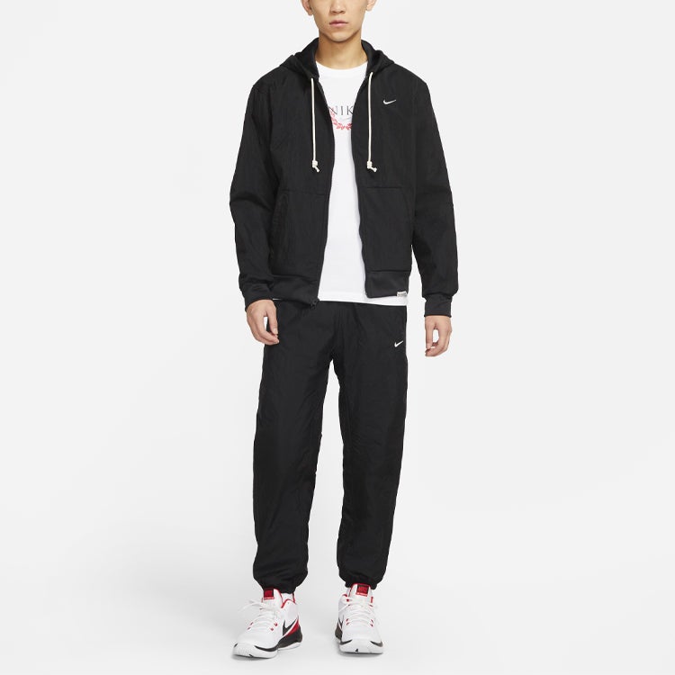 Nike Standard Issue Zip Hooded Jacket Black - Image 2