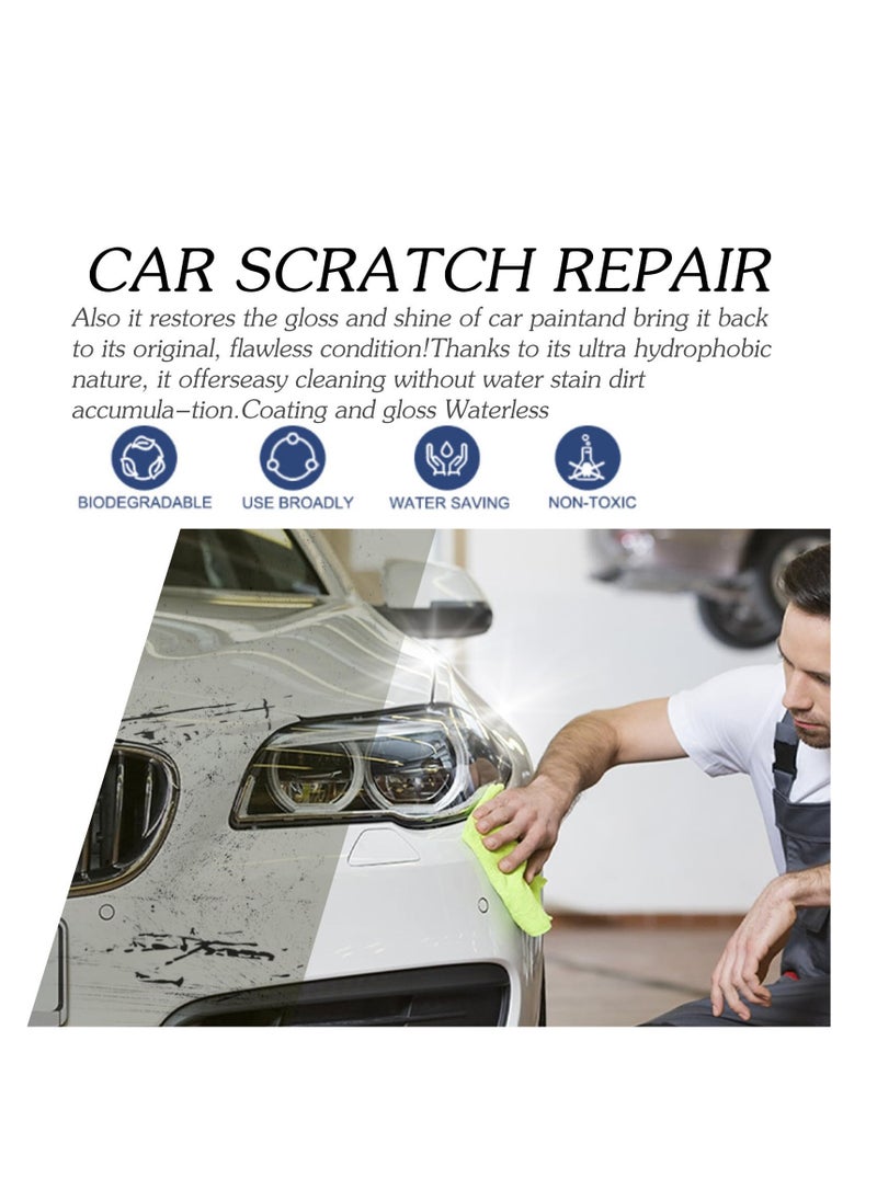 SYOSI - Scratch Repair Wax for Car, Premium Car Scratch Remover Kit with Wipe & Sponge, Car Scratch Repair Paste Polishing Wax, for Vehicles for Deep Scratches, Activity Decomposition Grind Sand - Image 1