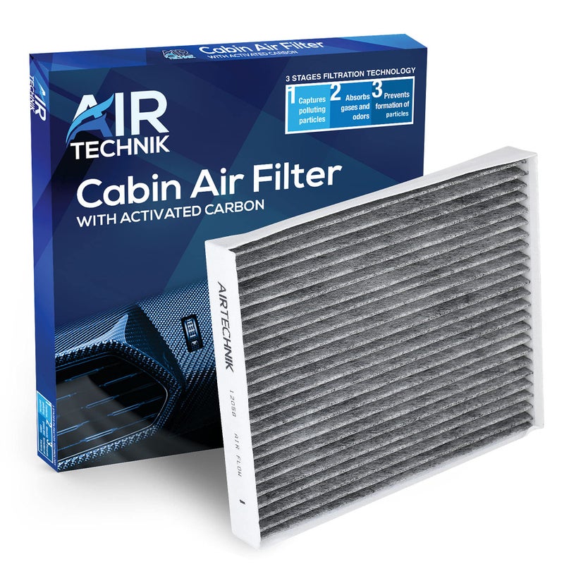 AirTechnik CF12058 Cabin Air Filter w/Activated Carbon | Fits Hyundai Accent 2018-2022, Elantra 2017-2020, Elantra GT 2018-2020, Kia Forte 2019-2022, Forte 5 2020-2024, Rio 2018-2023 - 97133-F2000 - Image 5
