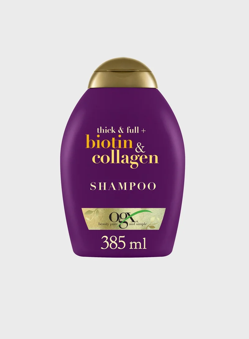 Ogx Shampoo, Thick & Full+ Biotin & Collagen, New Gentle & PH Balanced Formula
