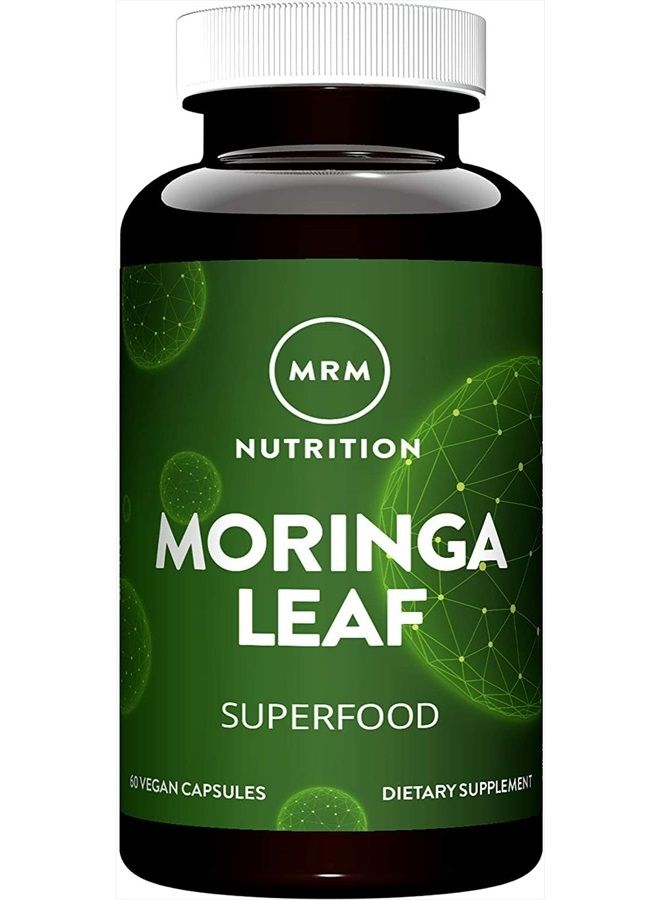 MRM Moringa Raw Superfood, Non-GMO Verified, Vegan and Gluten-Free (60 Count) - Image 1