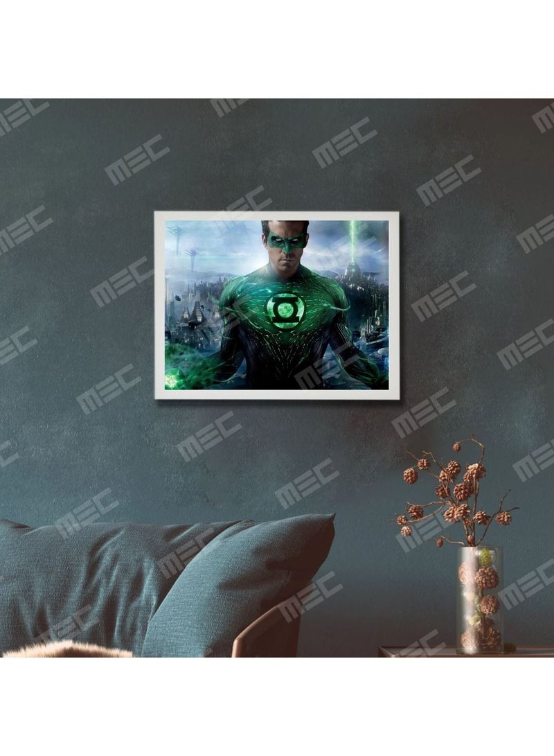 MEC Green Lantern Design Poster frame 21x30 Cm - Image 5
