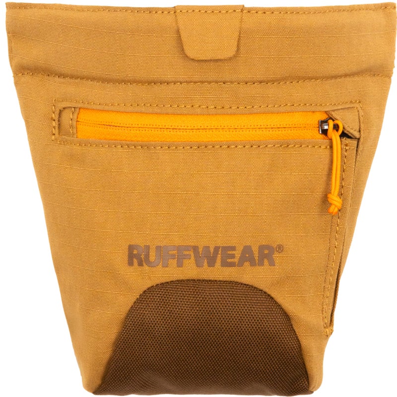 Ruffwear Treat Trader Dog Treat Pouch HandsFree WaistWorn OneHanded Magnetic Closure Belt 3048 in or Clip Waterproof FoodGrade Lining Zippered Pocket Clicker Loop Brown Bear - Image 2