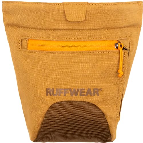 Ruffwear Treat Trader Dog Treat Pouch HandsFree WaistWorn OneHanded Magnetic Closure Belt 3048 in or Clip Waterproof FoodGrade Lining Zippered Pocket Clicker Loop Brown Bear - Image 1