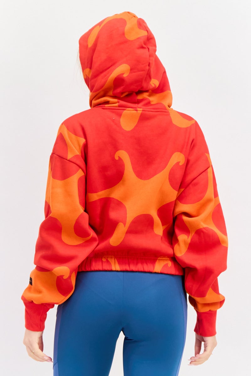 Adidas أديداس × ماريميكو ملابس رياضية نسائية بليزر طويل الأكمام مقصوص، متعدد الألوان - Image 3