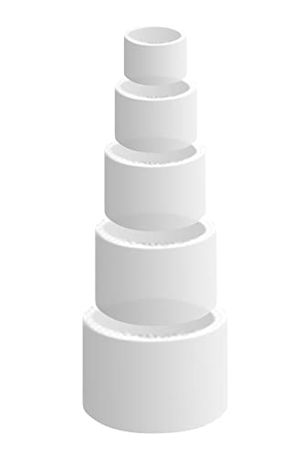 Ner Mitzvah Safety Rubber Set for Oil Candle Cups - 5 Layer - 9 Pack - for Hanukkah Menorah Oil Cups and Shabbos Candles in Canadlabras - Image 3