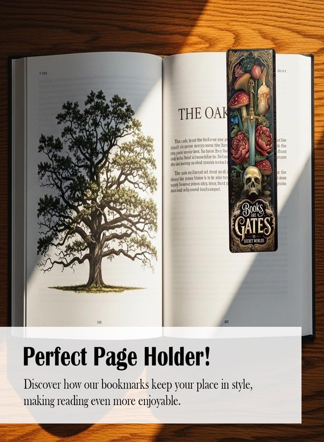 AFRITEE Dark Romance Bookmarks Gifts - 100 Pcs Gothic Vintage Bulk Romance Paper Bookmarks for Reading Lovers, Horror Skull Black Cat Butterfly Book Marks Accessories Gift for Students Girl Teachers Bookish - Image 4