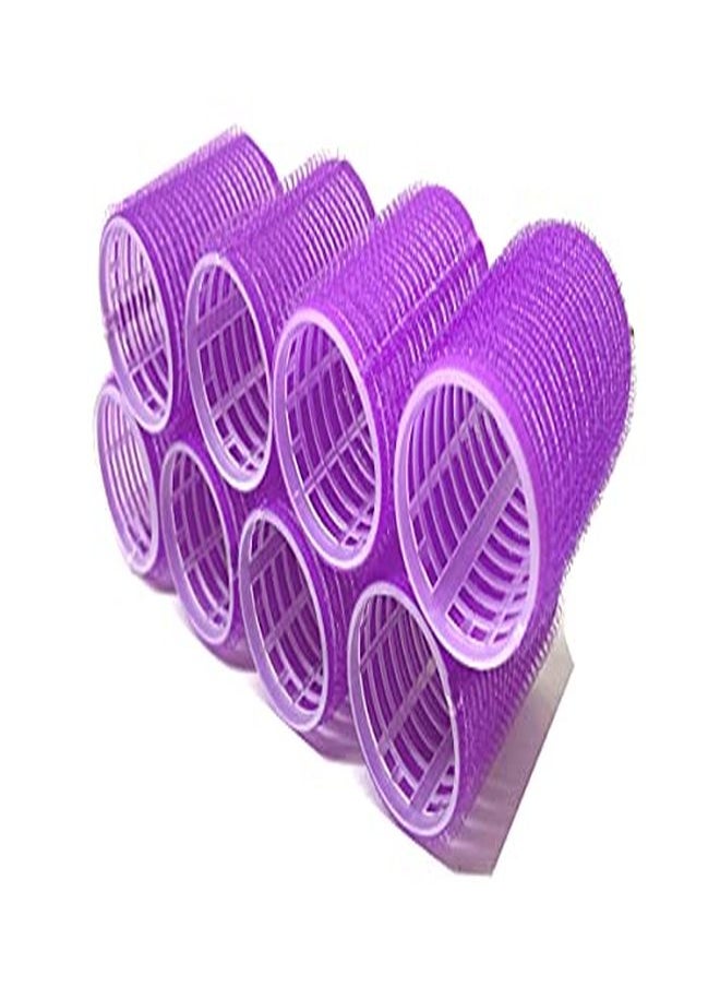 THE UM24 Large Self Grip Hair Rollers Pro Salon Hairdressing Curlers Assorted Colors  - Image 1