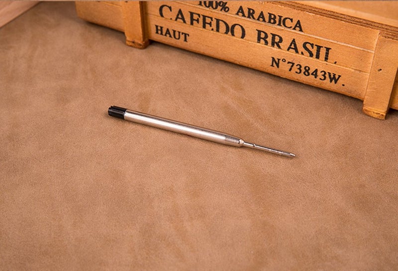 EKLOEN Solid Brass EDC Pocket Pen Portable Delicate Signature Pen Ballpoint Pen with Clip - Image 5