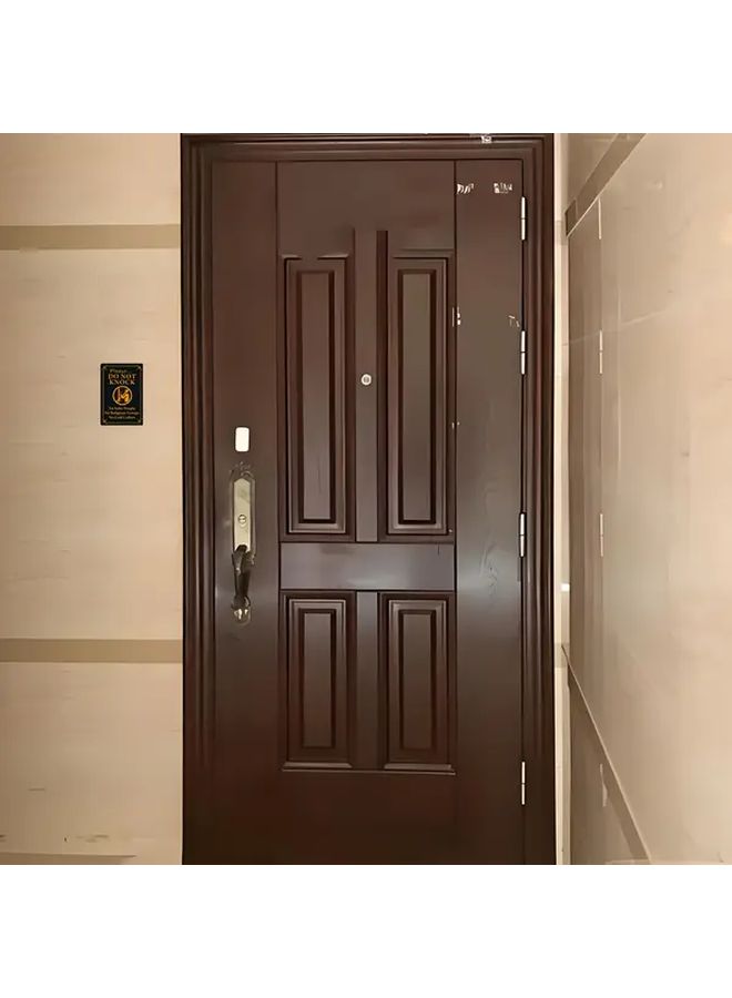 2 Pack Do Not Knock Adhesive Signs 5.91 X 4.13 Inches All Purpose Alert Labels For Home And Office Durable PVC Material English Text No Salespeople Religious Groups Or Cold Callers - Image 5