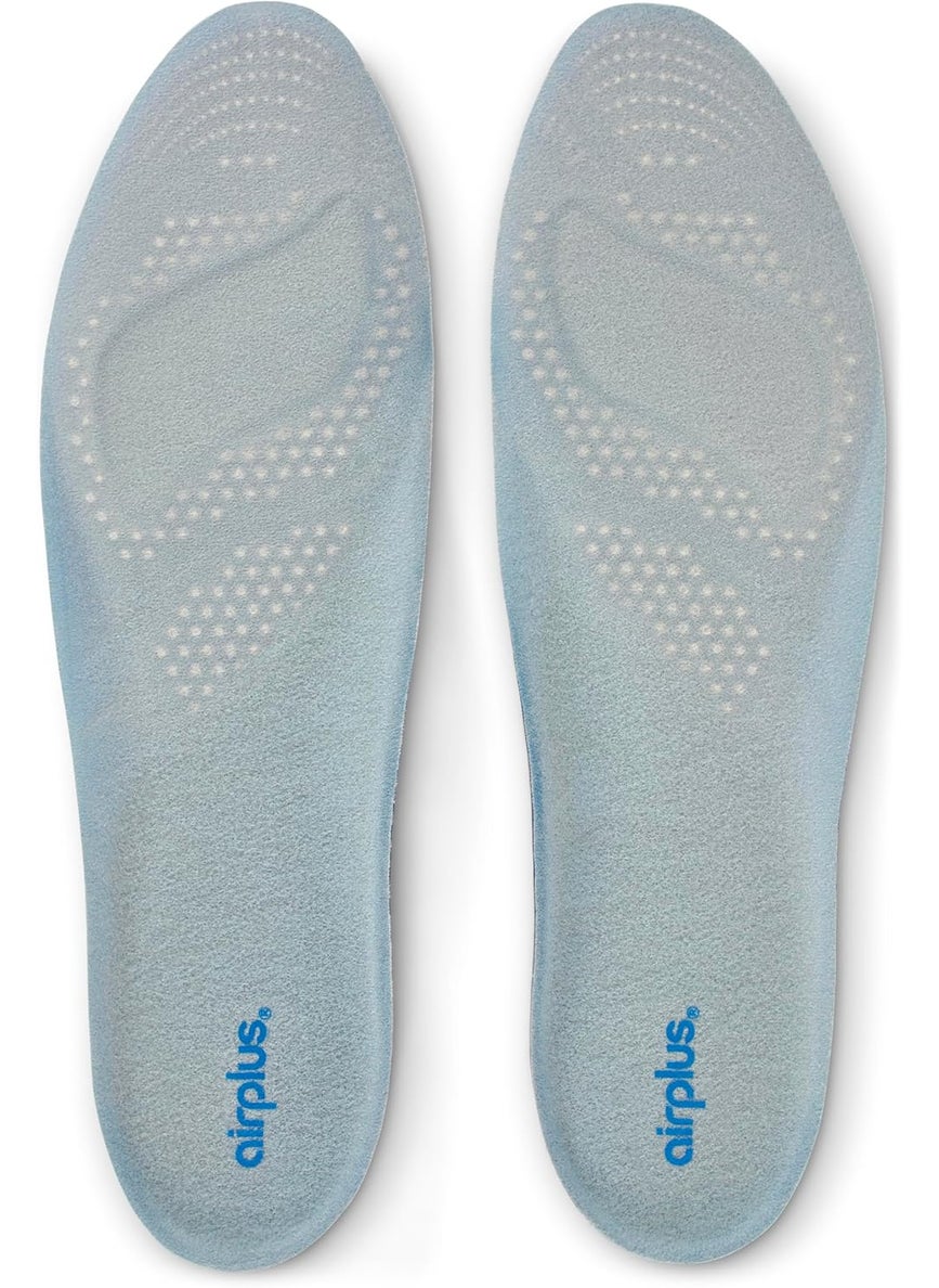 airplus Airplus Extreme Active Gel Lightweight and Breathable Shoe Insoles for Cushion and Support, Men's, Size 7-13 