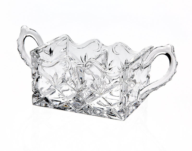 Godinger Godinger Sugar Bowl Caddy Bowl Storage Dish for Sugar Salt Coffee Packets Sancks  Candies 7X3 