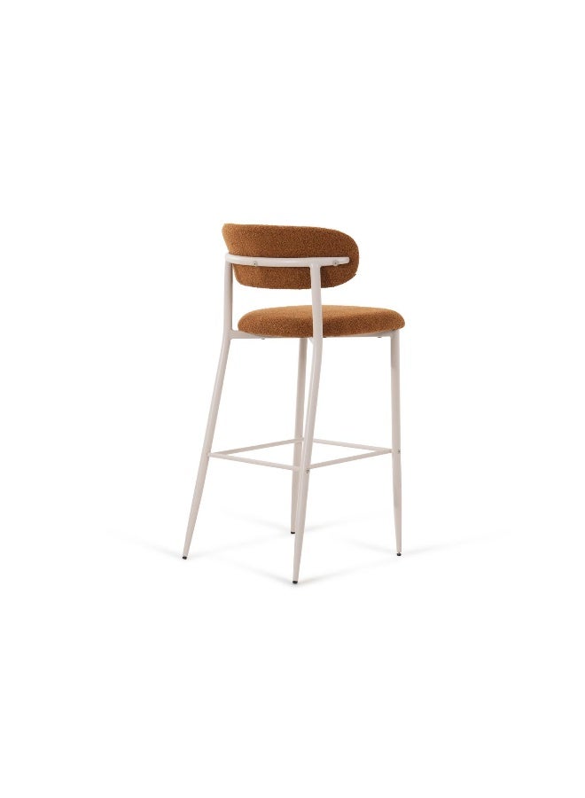Pan Home Cerera Bar Chair - Yellow And White  - Image 2