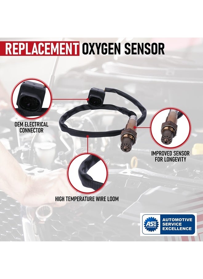 AA Ignition - Replacement Oxygen Sensor - Replaces 234-5107, 06J906262AA, 99760616801 - O2 Sensor Compatible with Audi, Porsche and Volkswagen Vehicles - A3 Quattro, TT, 911 Carrera, CC, Eos, Golf - 2006-2017 - Image 1
