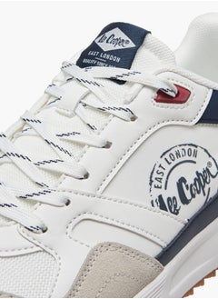 Lee Cooper Men's Panelled Lace-Up Sneakers  - Image 4