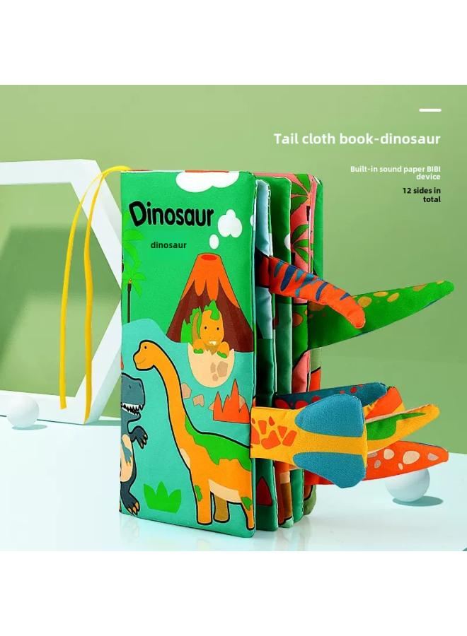 Cloth Book Early Education Baby Tear Can Bite 3d Stereo Tail 8 Months Baby Cognitive Animal Educational Toys 6