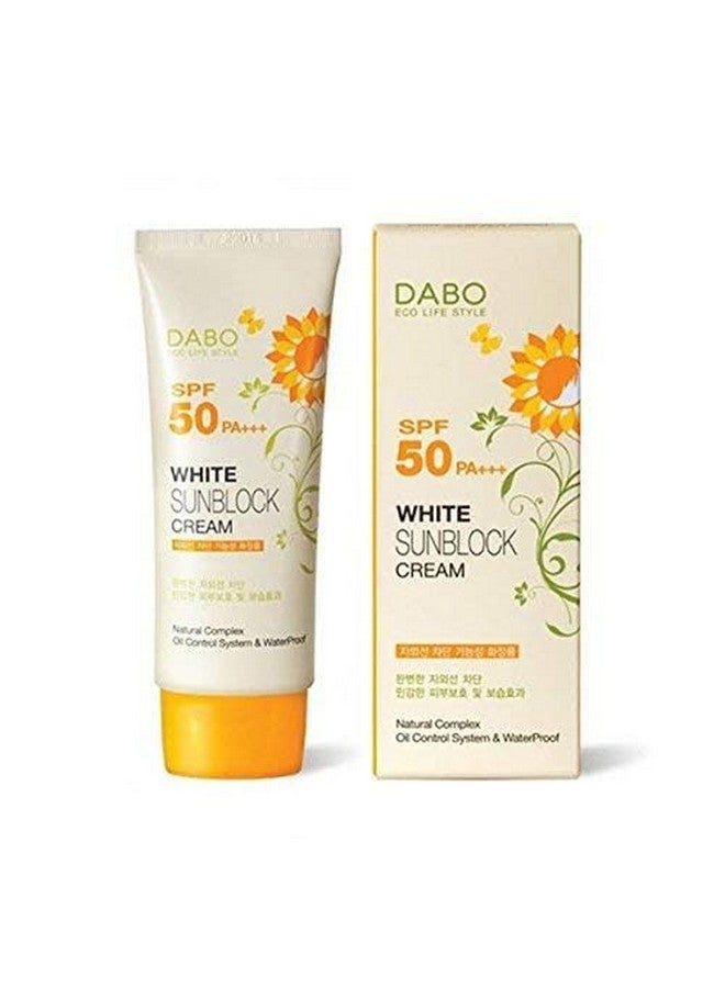 Dabo White Sunblock Cream Spf50 Pa+++ (70Ml) - Image 2