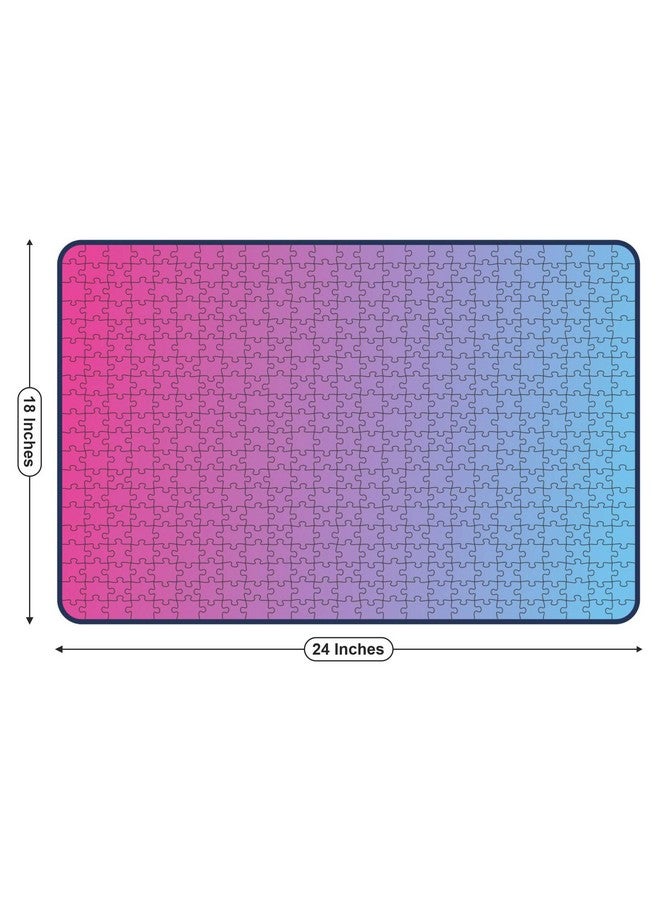 Webby Gradient Pink-Blue Jigsaw Puzzle, 500 Pieces - Image 3