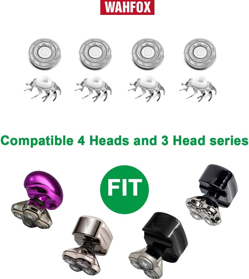 واهفوكس 8 شفرات استبدال لماكينة الحلاقة من نوع Skull Shaver، مناسبة لطرازات Pitbull Gold PRO/Platinum PRO/Silver PRO… - Image 2
