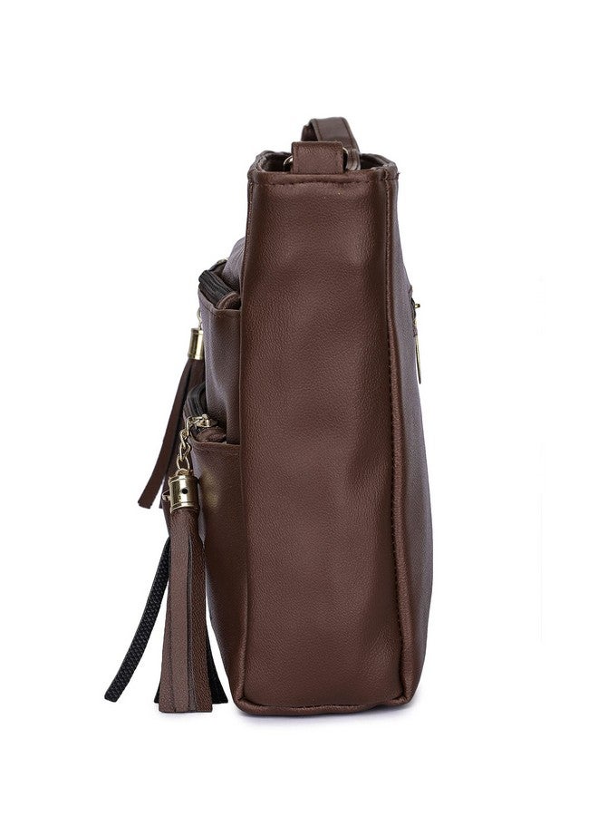 GLOSSY Girls' Sling Bag . (uf777088_Brown) - Image 5