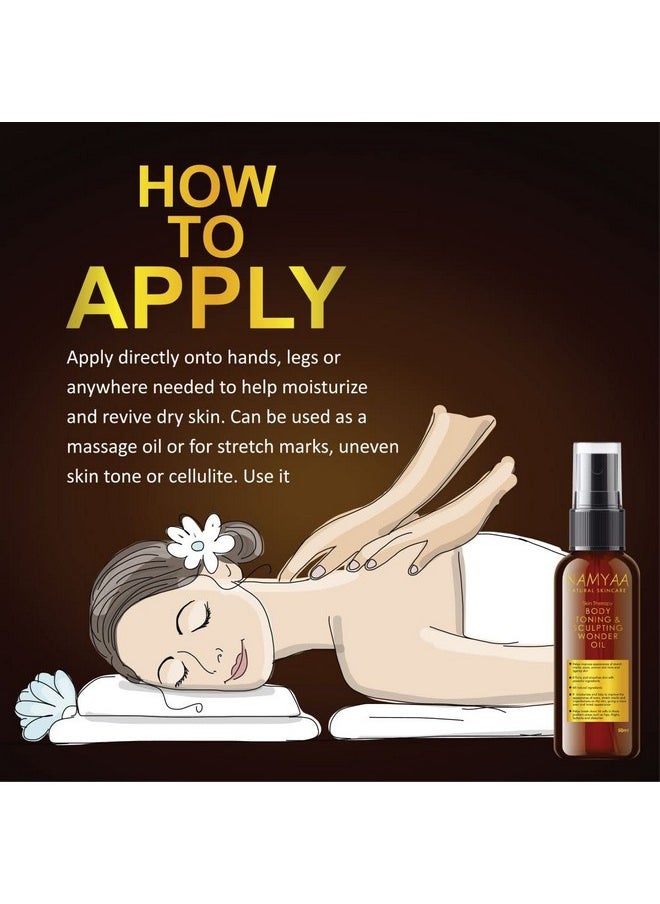 Qraa Namyaa Natural Science Body Toning/Sculpting Wonder Oil For Scars/Stretch Mark/Ageing/Uneven Skin Tone/Firming/Nourishment, 50 Ml  - Image 5