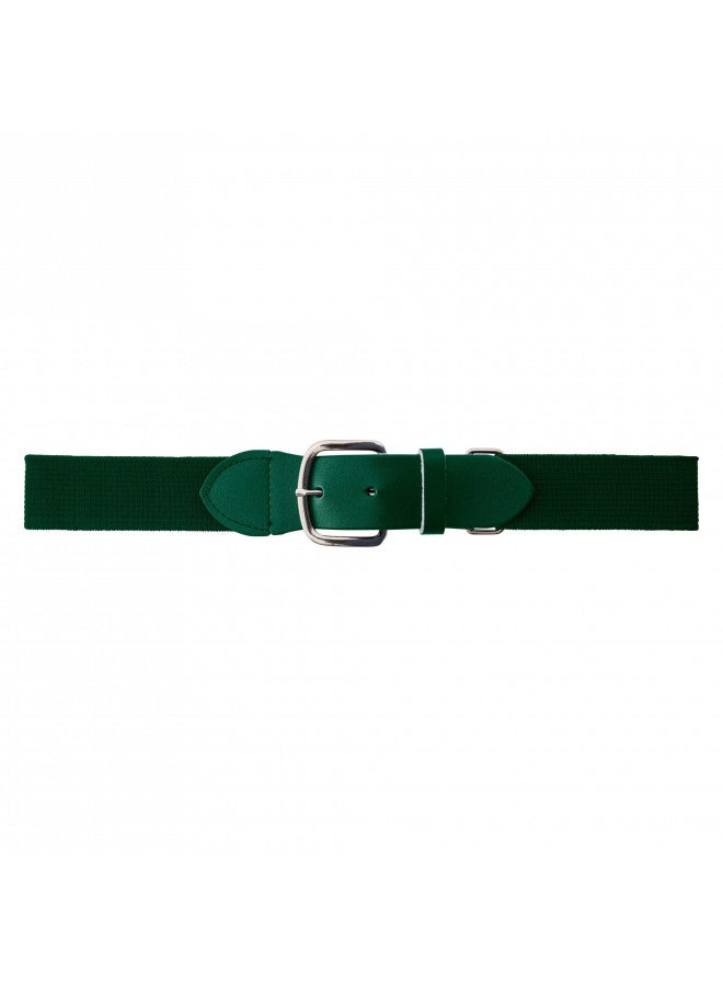 Champion Sports Champion Sports Baseball/Softball Uniform Belt - Comfort Stretch Fit Uniform Belt - Durable Syntex Tab - Adult: 22"-46" - Kelly Green - Image 1