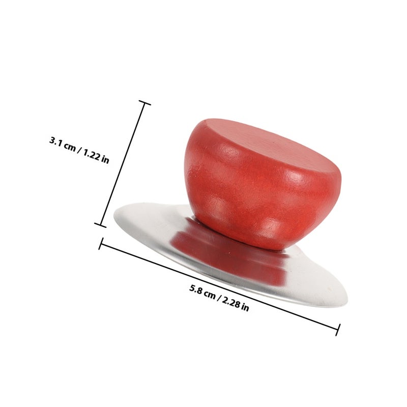 6 Sets Universal Pot Lid Replacement Knob Abs Pan Lid Holding Handles Button For Cookers Skillets Kitchen Cookware Covers Stainless Steel - Image 2