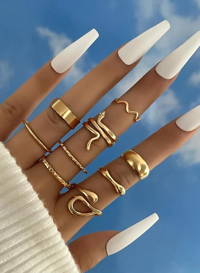 Take Two Take Two Set of 9 - Assorted Stackable Rings