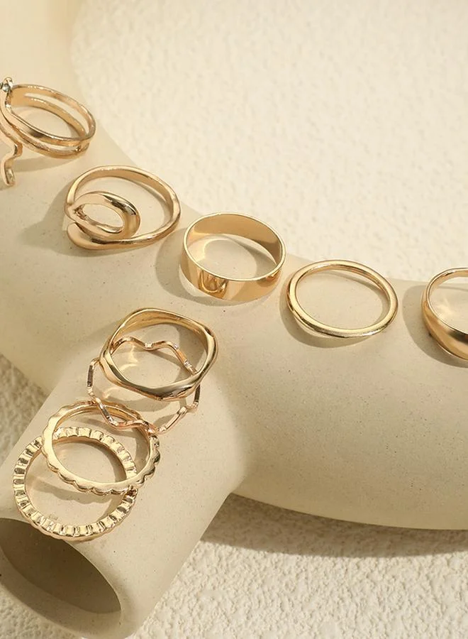 Take Two Take Two Set of 9 - Assorted Stackable Rings