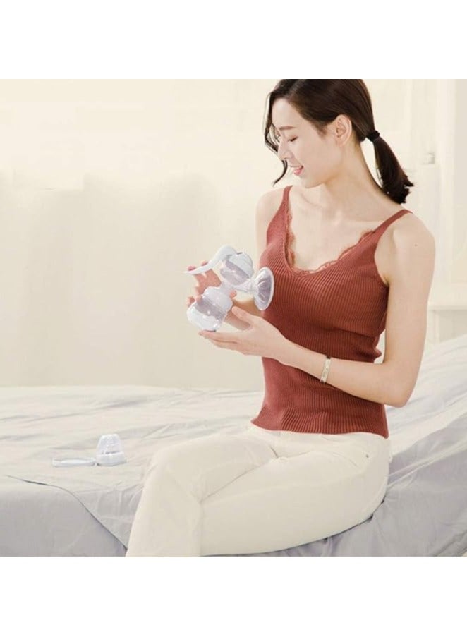 يوما مضخة الثدي اليدوية المحمولة المصنوعة من السيليكون بسعة 150 مل، خالية من مادة BPA، سهلة التنظيف، مثالية للسفر والاستخدام المنزلي - Image 5