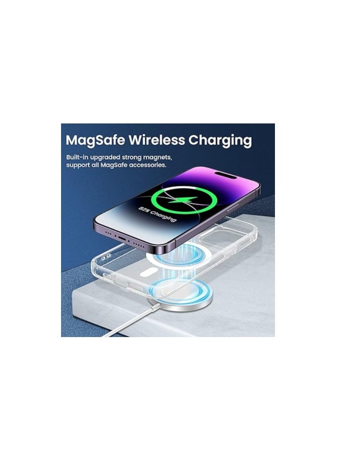 Magsafe - Magsafe Case for iPhone 13 Magsafe Clear Cover Magnetic Wireless Charging Support, Shockproof Protection, Scratch-Resistant for iPhone 13 - Image 1