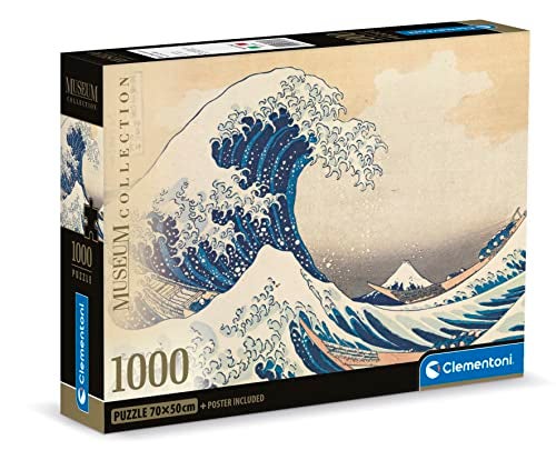 Clementoni | Hokusai Puzzle The Great Wave Adult | 1000 Pieces | Board Game| Japanese Ukiyo-e Print | 70 x 50 cm | Art to Assemble | FSC Recycled Paper - Image 5